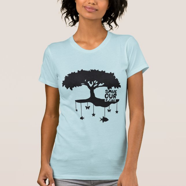 saveourearth T-Shirt (Vorderseite)