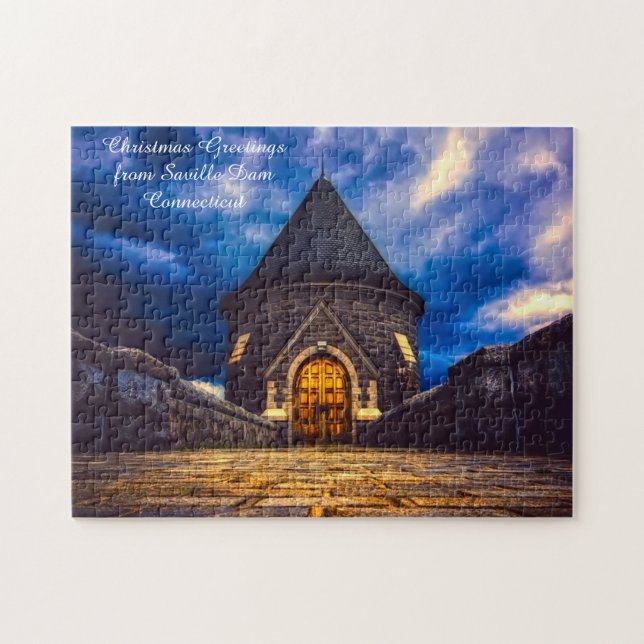 Saville Dam Connecticut. Jigsaw Puzzle (Horizontal)