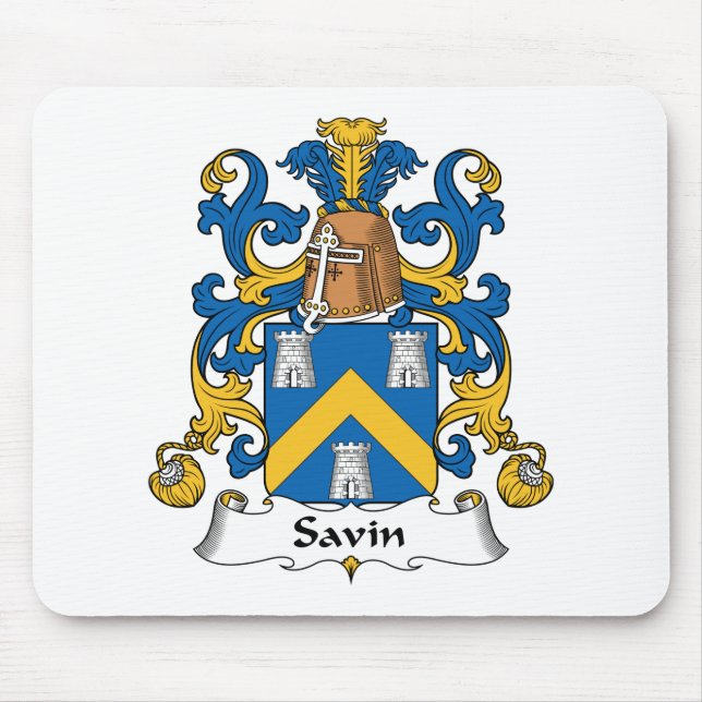 Savin Familienwappen Mousepad (Vorne)