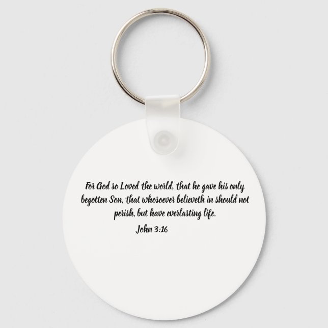 SAVIOR Jeremiah 33:3 Pfarrer Priester Glaube Chris Schlüsselanhänger (Rückseite)