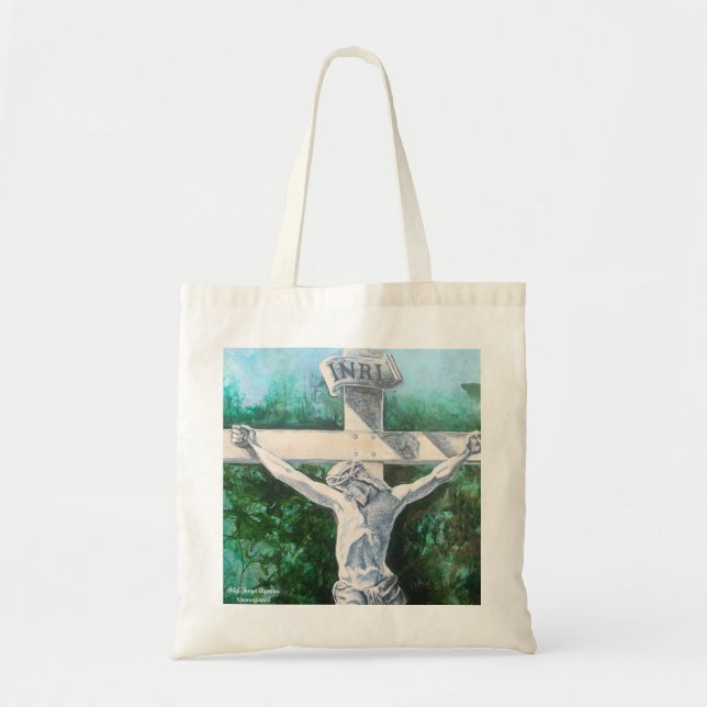 Savior John 3:16 Original Art Work Tragetasche (Vorne)