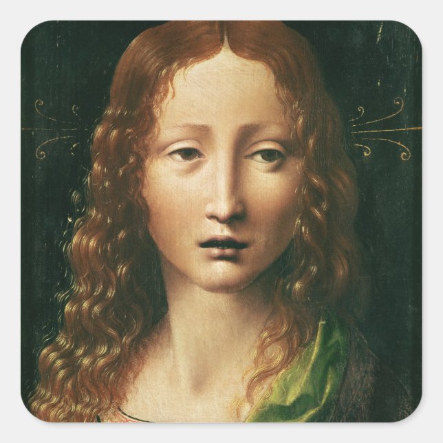 Savior Quadratischer Aufkleber (Vorderseite)