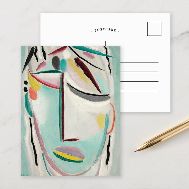 Savior's Head, Martyr | von Jawlensky Postkarte (Von Creator hochgeladen)