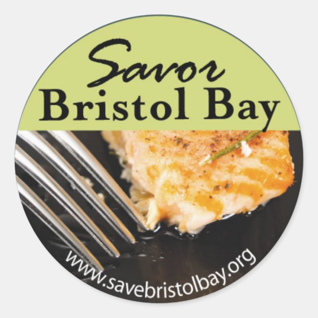 Savor Bristol Bay Sticker (Vorderseite)