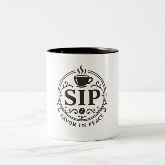 Savor in Peace Coffee Tasse