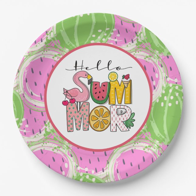 Savor the Sunshine Pappteller (Vorderseite)