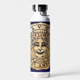 Savoy Blue und Gold Water Flasche