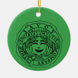 Savoy ceramic ornament
