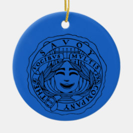 Savoy Keramik-Ornament blau Keramik Ornament