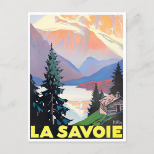 Savoyen Frankreich Vintage-Reise Postkarte