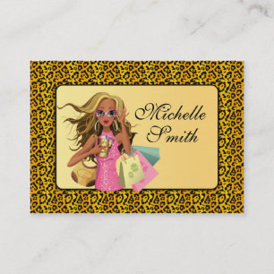 Savvy Shopper Chubby Business Card Visitenkarte