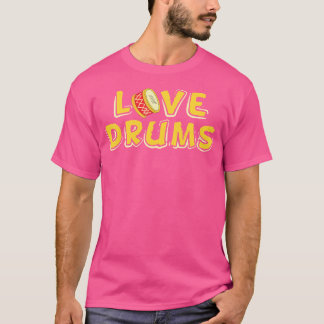 Savvy Turtle. Liebe-Trommeln T-Shirt