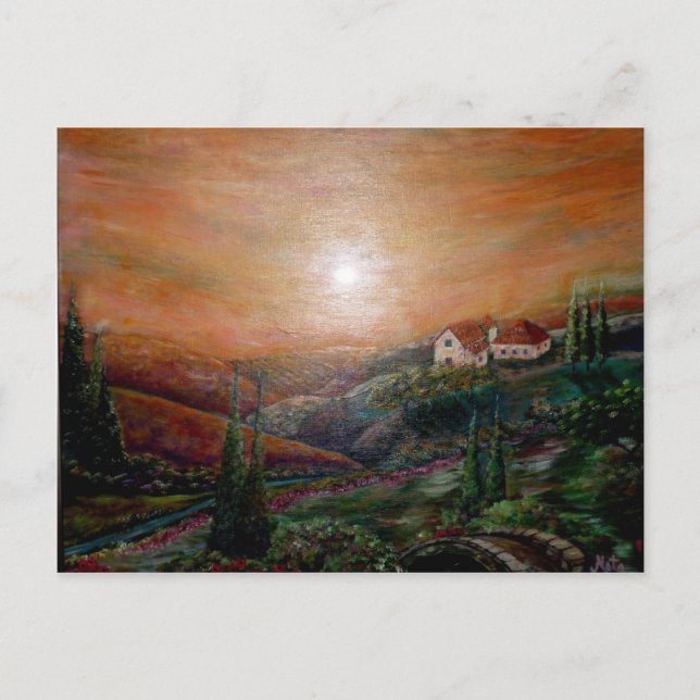 Savy Toskana Postkarte (Vorderseite)