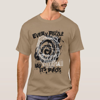 Saw Jedes Puzzle Hat Seine Teile Horrorfilm Retro T-Shirt