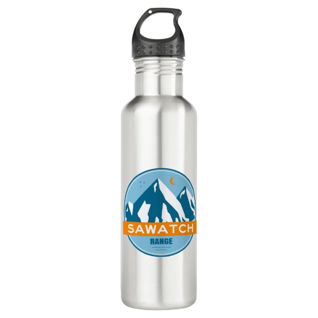 Sawatch Range Colorado Edelstahlflasche (Vorderseite)