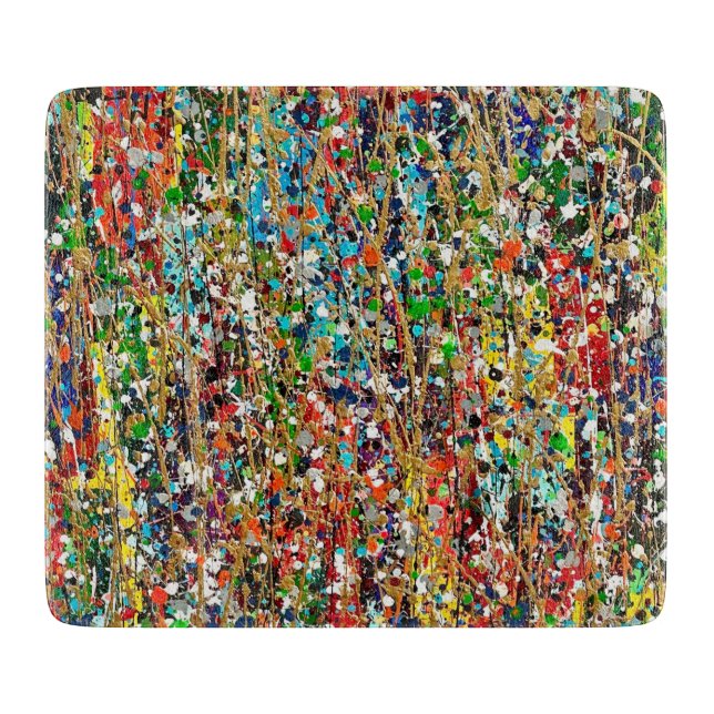 Sawgras 6 x 7 Deko Glasschneidebrett Schneidebrett (Vorderseite)