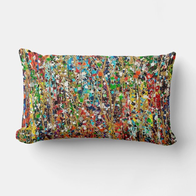 Sawgrass Cotton Lumbar Throw Kissen (Vorderseite)