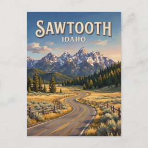 Sawtooth National Recreation Area Idaho Postkarte