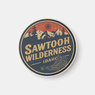 Sawtooth-Wilderness Idaho Bergwandern Alpin Magnet