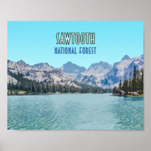 Sawtzahn Nationalwald Idaho Poster