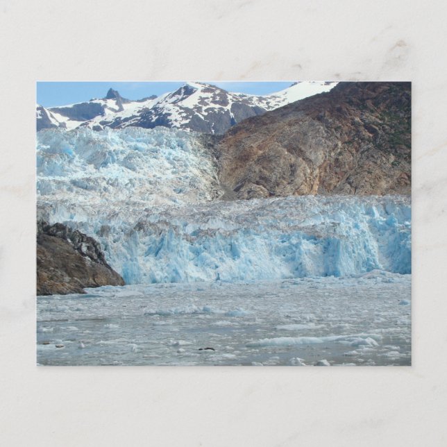 Sawyer Glacier Alaska Postkarte (Vorderseite)