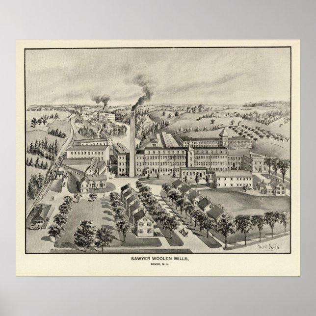 Sawyer Woolen Mills Poster (Vorne)
