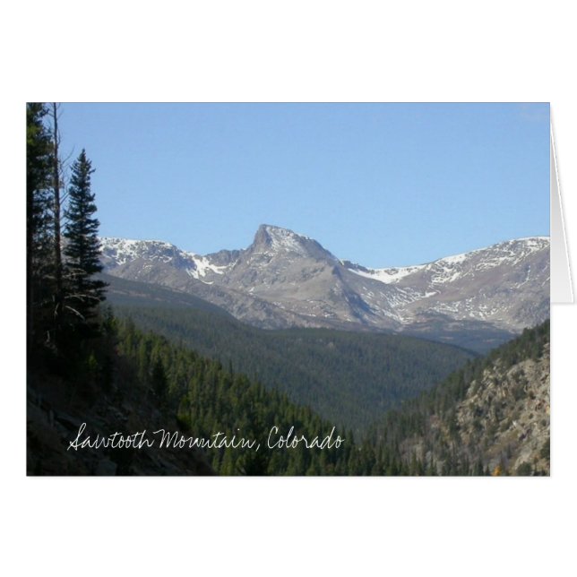 Sawzahngebirge, Colorado (Vorderseite (Horizontal))