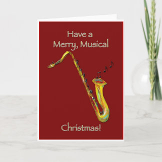 Sax Christmas Feiertagskarte