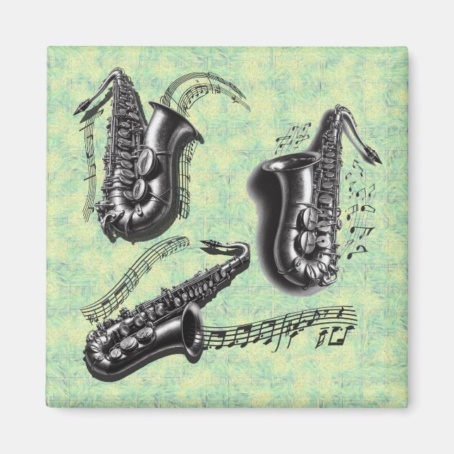 Sax Magnet (Vorne)