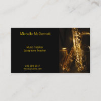 Saxaphone Visitenkarte