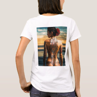 "Saxi Girl: Melodic Chic T - Shirt" T-Shirt
