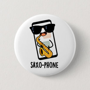 Saxo-phone Lustige Handyscherze  Button
