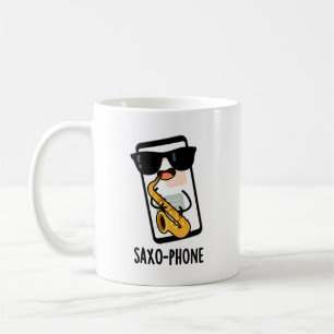 Saxo-Telefon Funny Handy Puns Kaffeetasse