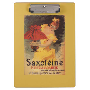 Saxoleine Lampen-Öl-Rot-Lampenschirm Klemmbrett