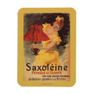 Saxoleine Lampenöl Roter Lampenschirm Magnet