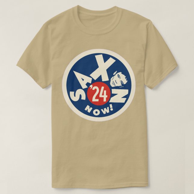 Saxon jetzt T-Shirt (Design vorne)