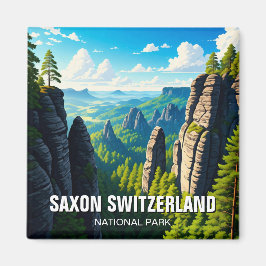 Saxon Schweiz Nationalpark Deutschland Magnet