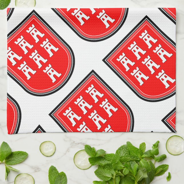 Saxonia Sign Geschirrtuch (Gefaltet)