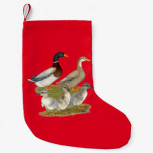 Saxony Duck Family Kleiner Weihnachtsstrumpf