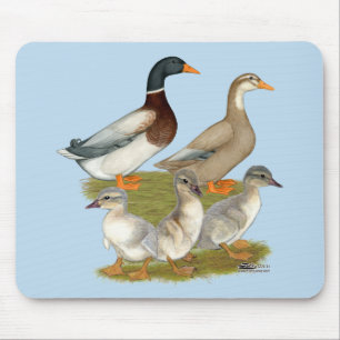 Saxony Duck Family Mousepad