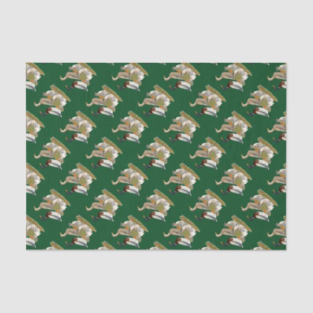 Saxony Duck Family Seidenpapier (Vorderseite)