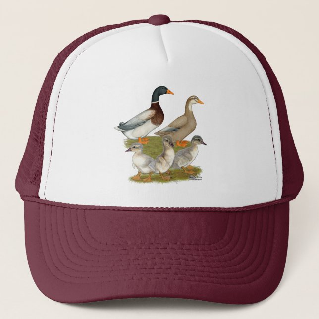 Saxony Duck Family Truckerkappe (Vorderseite)