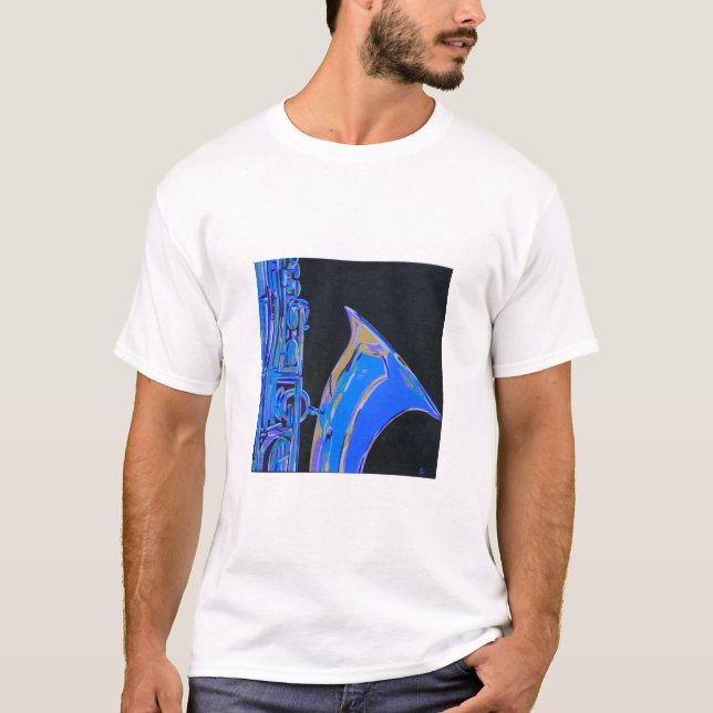 Saxophon #1 T-Shirt (Vorderseite)