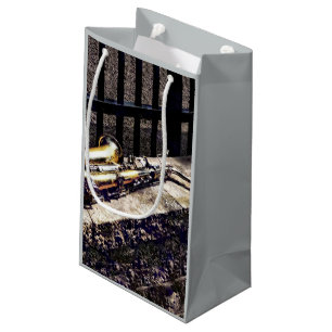 Saxophon an der Mauer Kleine Geschenktüte