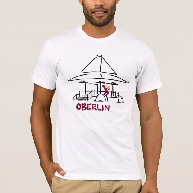 Saxophon auf Tappan T-Shirt (Vorderseite)