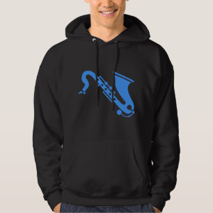 Saxophon - Baby Blue Hoodie