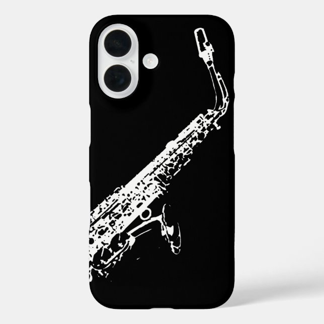 Saxophon Case-Mate iPhone Hülle (Rückseite)
