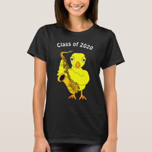 Saxophon Chick Abschluss T-Shirt