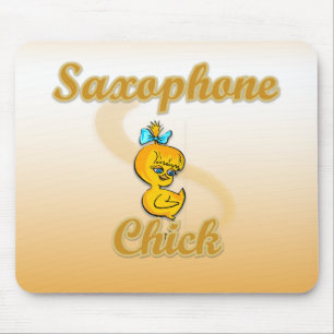 Saxophon Chick Mousepad