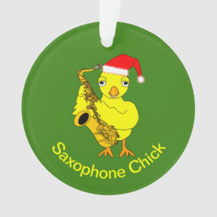 Saxophon Chick Ornament